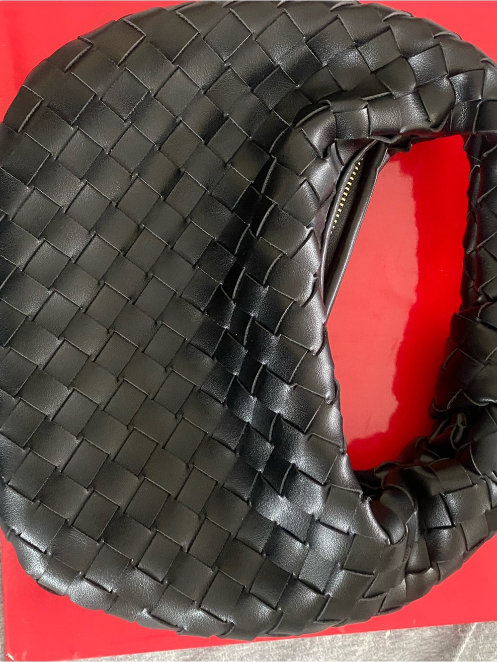 Urban Outfitters Black Woven Hobo Bag